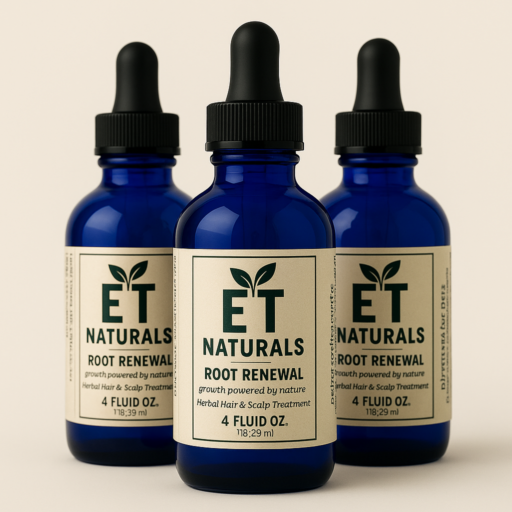 ET Naturals Root Renewal — 4 oz herbal hair & scalp oil